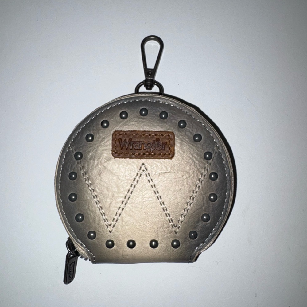 Wrangler Beige Round Coin Purse